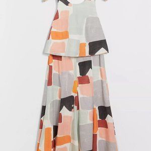 Anthropologie Moglea Aria Mosaic Two Piece Set